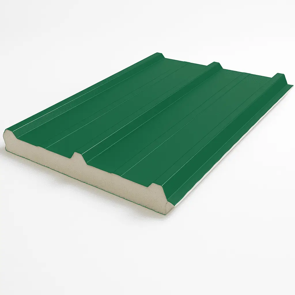 Paneles Sandwich Cubierta Verdes